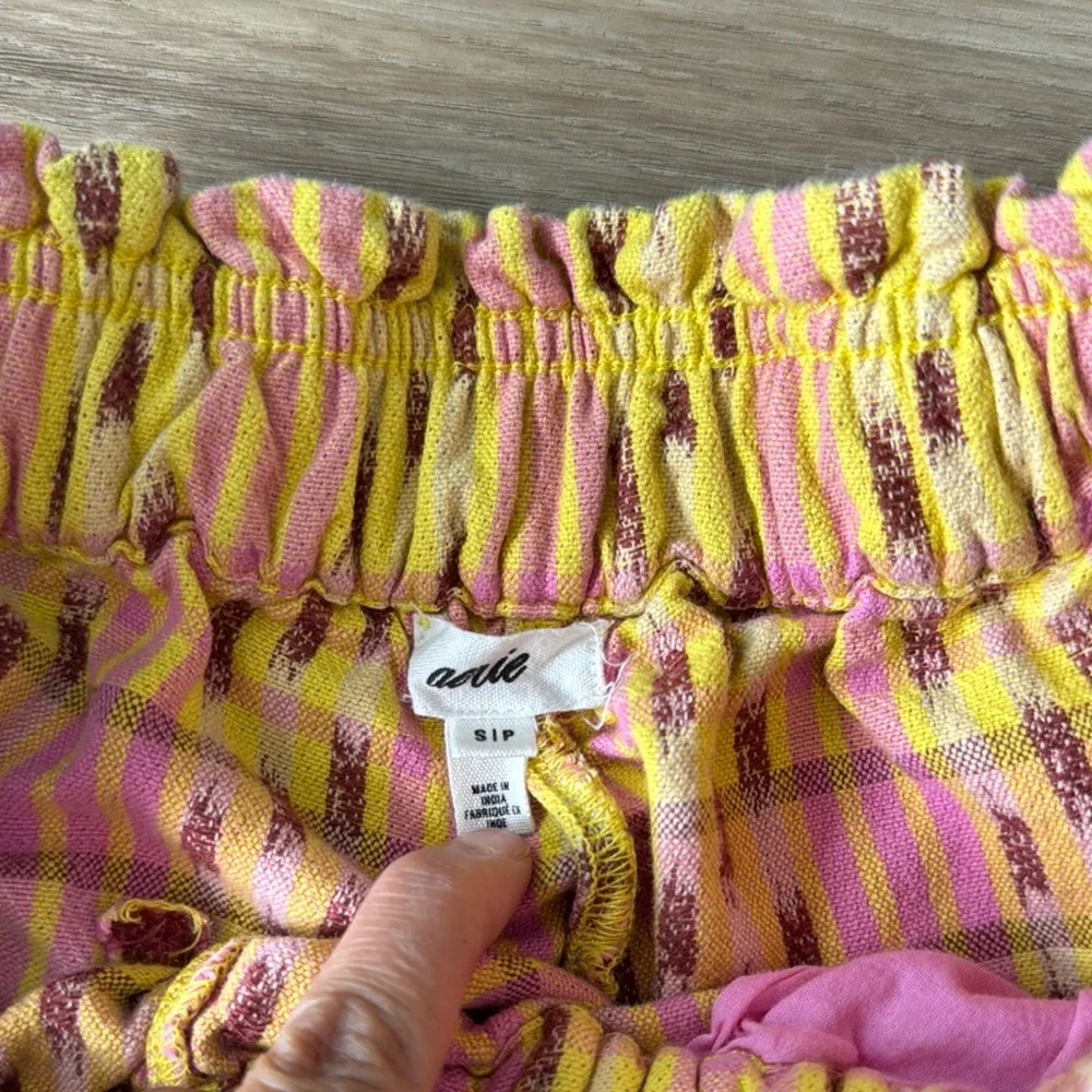 Aerie Boho Printed Pull On Shirts sz S - Picture 3 of 9